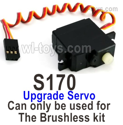 UDIRC 1607 Parts Upgrade Servo-S170. It can only be used for the Upgrade Brushless kit, UDIRC 1/16 RC Rally Car Replacement Accesories.