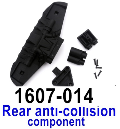 UDIRC 1607 Parts Rear anti-collision components.The kit number is 1607-014, UDIRC 1/16 RC Rally Car Replacement Accesories.