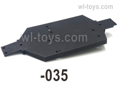 UDIRC 1607 Parts Chassis.The bottom frame.The kit number is 1601-035, UDIRC 1/16 RC Rally Car Replacement Accesories.