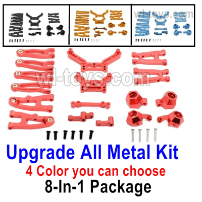 UDIRC 1607 Parts Upgrade All Metalkit.There are total 8 item In 1 Package.Total 4 Color you can choose.The Blue,Black.Golden and The Red Color.