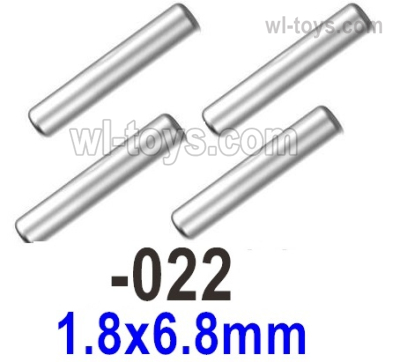UDIRC 1608 Parts Optical axis.The kit number is 1601-022.The size is 1.8X6.8mm. Total includes 4pcs., UDI RC 1/16 RC Rally Car Replacement Accesories.