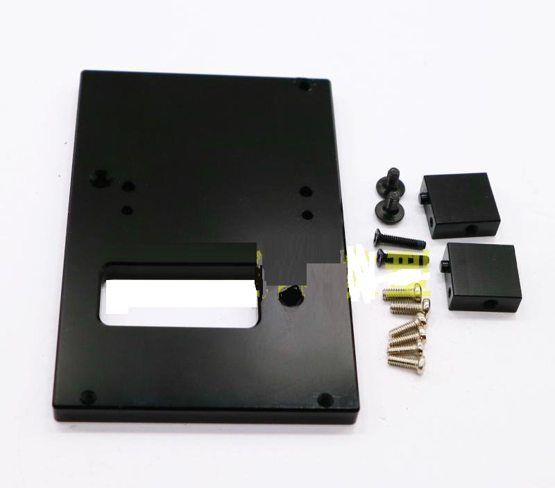 WPL B-16 B16 Parts-18-05 Upgrade Metal Servo Fixed seat,Servo Frame-Black,WPL B-16 B16 RC Car Parts,WPL 6X6 Parts,WPL B16 B-16 RC Military Truck Spare parts Accessories,WPL 1:16 Off-road Truck Parts