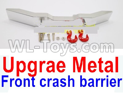 WPL B-16 B16 Parts-20-03 Upgrade Metal Front crash barrier-Silver,WPL B-16 B16 RC Car Parts,WPL 6X6 Parts,WPL B16 B-16 RC Military Truck Spare parts Accessories,WPL 1:16 Off-road Truck Parts