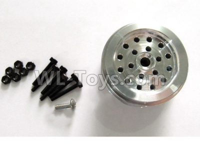 WPL B-36 B36 URAL-4360 Spare Parts-02-06 Upgrade Steel Wheel hub(1pcs)-Not include the tire lether,WPL B-36 B36 RC Car Parts,WPL Parts,WPL B-36 B36 RC Military Truck Spare parts Accessories,WPL 6X6 1:16 Off-road Truck Parts