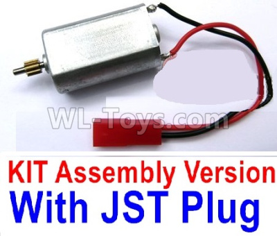 WPL B-36 B36 URAL-4360 Spare Parts-03-02 180 Main motor with JTS Plug and Wire(1pcs)-For KIT Assembly Version,WPL B-36 B36 RC Car Parts,WPL Parts,WPL B-36 B36 RC Military Truck Spare parts Accessories,WPL 6X6 1:16 Off-road Truck Parts