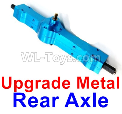 WPL B-36 B36 URAL-4360 Spare Parts-06-12 Upgrade Metal Rear axle-Blue color,WPL B-36 B36 RC Car Parts,WPL Parts,WPL B-36 B36 RC Military Truck Spare parts Accessories,WPL 6X6 1:16 Off-road Truck Parts
