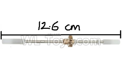 WPL B-36 B36 URAL-4360 Spare Parts-08-03 Front axle shaft with copper teeth,WPL B-36 B36 RC Car Parts,WPL Parts,WPL B-36 B36 RC Military Truck Spare parts Accessories,WPL 6X6 1:16 Off-road Truck Parts