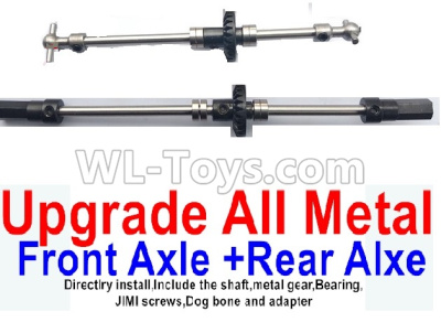 WPL B-36 B36 URAL-4360 Spare Parts-08-05 Upgrade All Metal Front and rear axle shaft(Directlry install,Include the shaft,metal gear,Bearing),WPL B-36 B36 RC Car Parts,WPL Parts,WPL B-36 B36 RC Military Truck Spare parts Accessories,WPL 6X6 1:16 Off-road Truck Parts