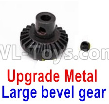 WPL B-36 B36 URAL-4360 Spare Parts-08-15 Upgrade Metal Large bevel gear,WPL B-36 B36 RC Car Parts,WPL Parts,WPL B-36 B36 RC Military Truck Spare parts Accessories,WPL 6X6 1:16 Off-road Truck Parts
