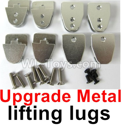 WPL B-36 B36 URAL-4360 Spare Parts-11-04 Upgrade All metal lifting lugs(8pcs), upgrade metal parts For 4 or 6 Drive Miltary truck,WPL B-36 B36 RC Car Parts,WPL Parts,WPL B-36 B36 RC Military Truck Spare parts Accessories,WPL 6X6 1:16 Off-road Truck Parts