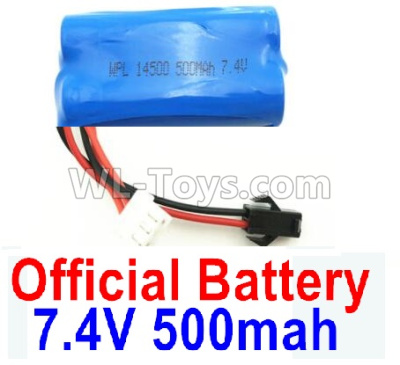WPL B-36 B36 URAL-4360 Spare Parts-14-01 Official 7.4V 500Mah Battery(1pcs),WPL B-36 B36 RC Car Parts,WPL Parts,WPL B-36 B36 RC Military Truck Spare parts Accessories,WPL 6X6 1:16 Off-road Truck Parts