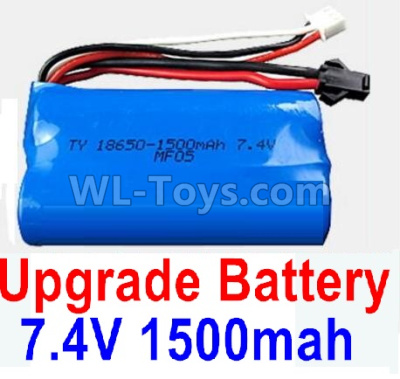 WPL B-36 B36 URAL-4360 Spare Parts-14-02 Upgrade 7.4V 1500mah 15C Battery(1pcs)-Size-65X38X18mm-Weight-about 88g,WPL B-36 B36 RC Car Parts,WPL Parts,WPL B-36 B36 RC Military Truck Spare parts Accessories,WPL 6X6 1:16 Off-road Truck Parts