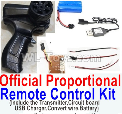 WPL B-36 B36 URAL-4360 Spare Parts-14-15 Official Proportional Remote Control Kit(Include the Transmitter,Circuit board,USB Charger,Convert wire,500mah Battery),WPL B-36 B36 RC Car Parts,WPL Parts,WPL B-36 B36 RC Military Truck Spare parts Accessories,WPL 6X6 1:16 Off-road Truck Parts