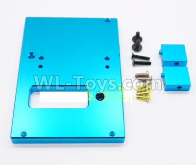 WPL B-36 B36 URAL-4360 Spare Parts-18-03 Upgrade Metal Servo Fixed seat,Servo Frame-Blue,WPL B-36 B36 RC Car Parts,WPL Parts,WPL B-36 B36 RC Military Truck Spare parts Accessories,WPL 6X6 1:16 Off-road Truck Parts