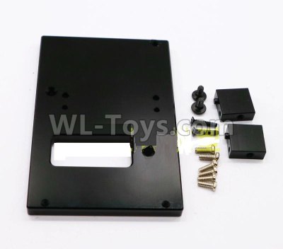 WPL B-36 B36 URAL-4360 Spare Parts-18-05 Upgrade Metal Servo Fixed seat,Servo Frame-Black,WPL B-36 B36 RC Car Parts,WPL Parts,WPL B-36 B36 RC Military Truck Spare parts Accessories,WPL 6X6 1:16 Off-road Truck Parts