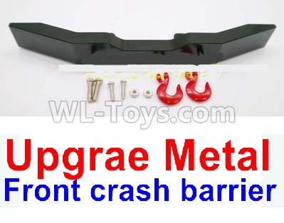WPL B-36 B36 URAL-4360 Spare Parts-19-03 Upgrade Metal Front crash barrier-Black,WPL B-36 B36 RC Car Parts,WPL Parts,WPL B-36 B36 RC Military Truck Spare parts Accessories,WPL 6X6 1:16 Off-road Truck Parts