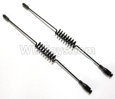 WPL B-36 B36 URAL-4360 Spare Parts-27 Metal antenna, artificial signal line,decorative antenna,decorative parts(2pcs)-16cm Length,WPL B-36 B36 RC Car Parts,WPL Parts,WPL B-36 B36 RC Military Truck Spare parts Accessories,WPL 6X6 1:16 Off-road Truck Parts