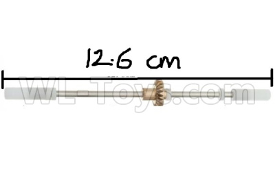 WPL B16 Parts-08-03 Front axle shaft with copper teeth,WPL B16 B-16 RC Car Parts,WPL 6X6 Parts,WPL B16 B-16 RC Military Truck Spare parts Accessories,WPL 1:16 Off-road Truck Parts