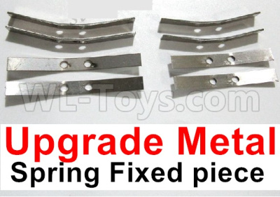 WPL B16 Parts-10-02 Upgrade Spring fixing piece(8pcs)-For Six-drive military truck,WPL B16 B-16 RC Car Parts,WPL 6X6 Parts,WPL B16 B-16 RC Military Truck Spare parts Accessories,WPL 1:16 Off-road Truck Parts