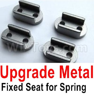 WPL B16 Parts-11-03 Upgrade Steel plate fixing seat,Spring holder-For Six-drive military truck,WPL B16 B-16 RC Car Parts,WPL 6X6 Parts,WPL B16 B-16 RC Military Truck Spare parts Accessories,WPL 1:16 Off-road Truck Parts