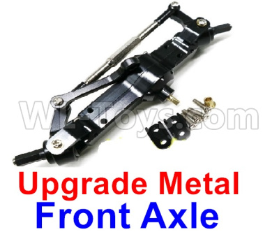 WPL C14 C-14 Hercules Parts-06-06 Upgrade Metal Front axle-Black colorWPL C14 C-14 RC Car Parts,WPL Hercules Parts,WPL C14 C-14 RC Military Truck Spare parts Accessories,WPL 4X4 1:16 Off-road Truck Parts