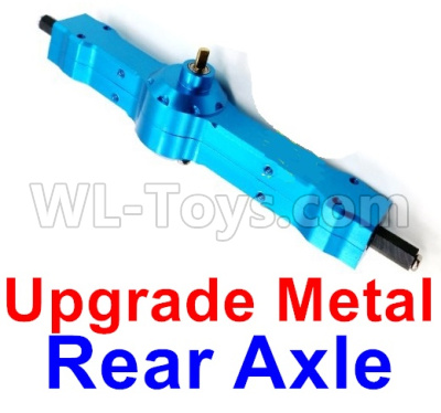 WPL C14 C-14 Hercules Parts-06-12 Upgrade Metal Rear axle-Blue colorWPL C14 C-14 RC Car Parts,WPL Hercules Parts,WPL C14 C-14 RC Military Truck Spare parts Accessories,WPL 4X4 1:16 Off-road Truck Parts