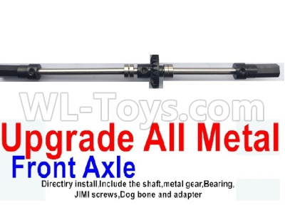 WPL C14 C-14 Hercules Parts-08-07 Upgrade All Metal Front axle shaft(Directlry install,Include the shaft,metal gear,Bearing)WPL C14 C-14 RC Car Parts,WPL Hercules Parts,WPL C14 C-14 RC Military Truck Spare parts Accessories,WPL 4X4 1:16 Off-road Truck Parts