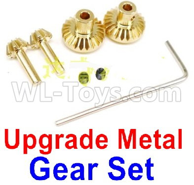 WPL C14 C-14 Hercules Parts-08-14 Upgrade Metal Gear set(Total 4pcs) with Wrench and JIMI Screws-Golden colorWPL C14 C-14 RC Car Parts,WPL Hercules Parts,WPL C14 C-14 RC Military Truck Spare parts Accessories,WPL 4X4 1:16 Off-road Truck Parts