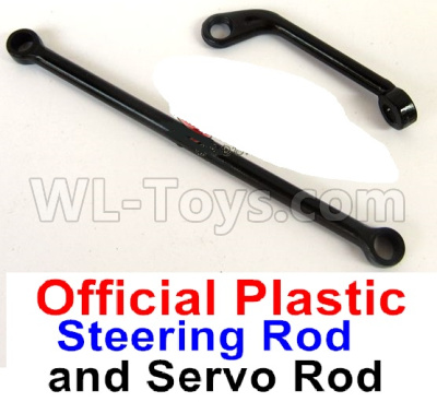 WPL C14 C-14 Hercules Parts-09-03 Official Plastic Steering Rod and Servo Rod WPL C14 C-14 RC Car Parts,WPL Hercules Parts,WPL C14 C-14 RC Military Truck Spare parts Accessories,WPL 4X4 1:16 Off-road Truck Parts