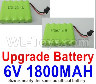 WPL C14 C-14 Hercules Parts-14-06 Upgrade 6V 1800MAH Battery(2pcs)-Size-7X5cmWPL C14 C-14 RC Car Parts,WPL Hercules Parts,WPL C14 C-14 RC Military Truck Spare parts Accessories,WPL 4X4 1:16 Off-road Truck Parts