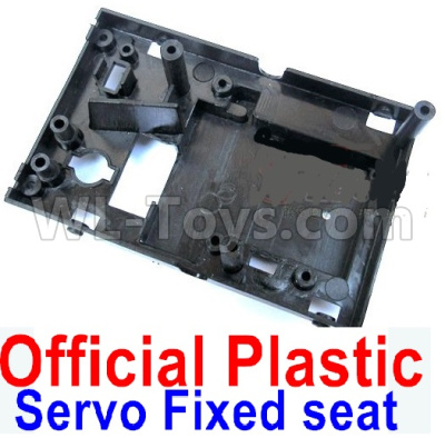 WPL C14 C-14 Hercules Parts-18-01 Official Plastic Servo Fixed seat,Servo FrameWPL C14 C-14 RC Car Parts,WPL Hercules Parts,WPL C14 C-14 RC Military Truck Spare parts Accessories,WPL 4X4 1:16 Off-road Truck Parts