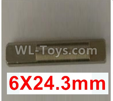 Wltoys 10402 10402.0862 Front drive pinion shaft-6X24.3mm,Wltoys 10402 RC Car Parts,High speed 1:10 Scale 4wd,10402 Electric Power On Road Drift Racing Truck Car Parts