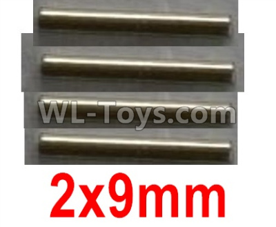 Wltoys 10402 12401.0299 Optical axis-2X9mm(4pcs),Wltoys 10402 RC Car Parts,High speed 1:10 Scale 4wd,10402 Electric Power On Road Drift Racing Truck Car Parts