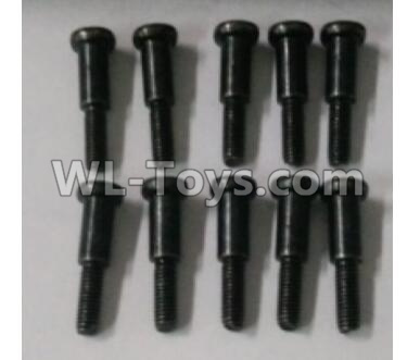 Wltoys 10402 10402.0869 Round head cross step screw(10pcs)-3X17PM-D6 lower half tooth - tooth length 8.9mm,Wltoys 10402 RC Car Parts,High speed 1:10 Scale 4wd,10402 Electric Power On Road Drift Racing Truck Car Parts