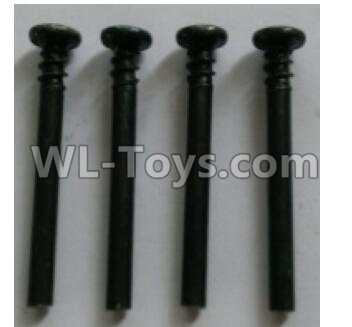 Wltoys 10402 10402.0867 Round head cross upper half screw(4pcs)-ST3X31PB-D6-Upper half-tooth length 6.5mm,Wltoys 10402 RC Car Parts,High speed 1:10 Scale 4wd,10402 Electric Power On Road Drift Racing Truck Car Parts