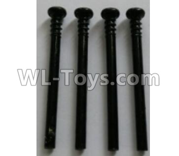 Wltoys 10402 10402.0868 Round head cross upper half screw(4pcs)-ST3X41PB-D6-Upper half-tooth length 6.5mm,Wltoys 10402 RC Car Parts,High speed 1:10 Scale 4wd,10402 Electric Power On Road Drift Racing Truck Car Parts