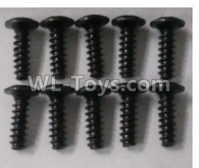 Wltoys 10402 10402.0871 Round head cross with self-tapping screws(10pcs)-3X10PWB-W6,Wltoys 10402 RC Car Parts,High speed 1:10 Scale 4wd,10402 Electric Power On Road Drift Racing Truck Car Parts