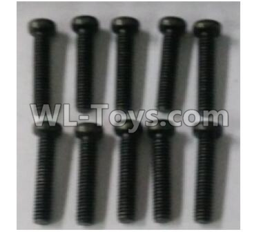 Wltoys 10402 10402.0875 Round head cross machine screw(10pcs)-3X14PM-D5,Wltoys 10402 RC Car Parts,High speed 1:10 Scale 4wd,10402 Electric Power On Road Drift Racing Truck Car Parts