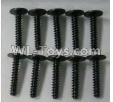 Wltoys 10402 10402.0877 Round head cross with self-tapping screws(10pcs)-ST3x16PWB-W8,Wltoys 10402 RC Car Parts,High speed 1:10 Scale 4wd,10402 Electric Power On Road Drift Racing Truck Car Parts