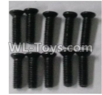Wltoys 10402 10402.0881 Cross countersunk head screw(10pcs)-2.5X9KM-D4.0,Wltoys 10402 RC Car Parts,High speed 1:10 Scale 4wd,10402 Electric Power On Road Drift Racing Truck Car Parts