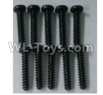 Wltoys 10402 10402.0883 Round head self tapping screw(10pcs)-ST3X16PB-D5.5,Wltoys 10402 RC Car Parts,High speed 1:10 Scale 4wd,10402 Electric Power On Road Drift Racing Truck Car Parts
