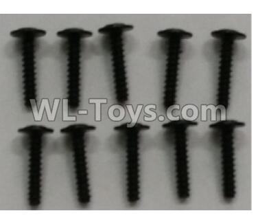 Wltoys 10402 10402.0892 Round head cross with self-tapping screws(10pcs)-ST2.5x12PWB-W6,Wltoys 10402 RC Car Parts,High speed 1:10 Scale 4wd,10402 Electric Power On Road Drift Racing Truck Car Parts