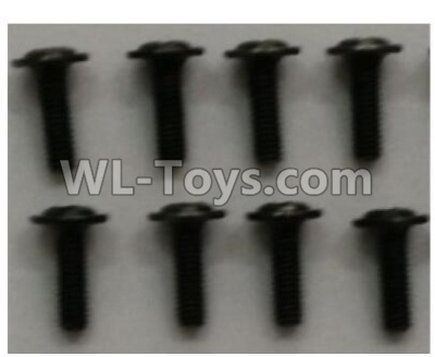 Wltoys 10402 12428.0125 Crosshead head with Media screw(8pcs)-ST3x10PB-D5.5,Wltoys 10402 RC Car Parts,High speed 1:10 Scale 4wd,10402 Electric Power On Road Drift Racing Truck Car Parts