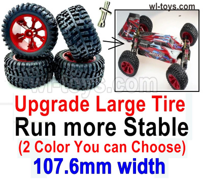 Wltoys 104019 Upgrade Parts Large Tire.104019.2237.Total 4 set.Wltoys 104019 1/10 Parts, Wltoys 104019 RC Car Accessories.