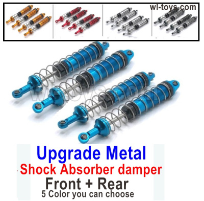 Wltoys 104019 Upgrade Metal Parts Shock Absorber damper.Total 4pcs.Front and Rear.5 Colors you can choose.Wltoys 104019 1/10 Parts, Wltoys 104019 RC Car Accessories.