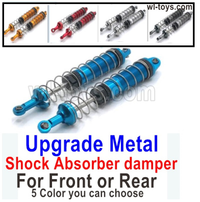 Wltoys 104019 Upgrade Metal Parts Front or Rear Shock Absorber Damper.Total 2pcs.5 Colors you can choose.Wltoys 104019 1/10 Parts, Wltoys 104019 RC Car Accessories.