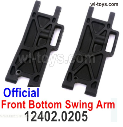 Wltoys 104019 Parts 12402.0205 Official Front bottom Swing Arm.Total 2pcs.Wltoys 104019 1/10 Parts, Wltoys 104019 RC Car Accessories.