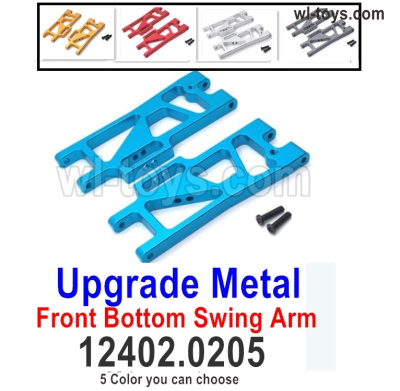 Wltoys 104019 Upgrade Metal Parts Front Rear Swing Arm.12402.0205.Total 5 Colors you can choose.Wltoys 104019 1/10 Parts, Wltoys 104019 RC Car Accessories.