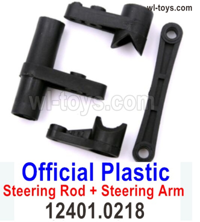 Wltoys 104019 Parts 12401.0218 Official Plastic Serring Rod and Steering Arm.Wltoys 104019 1/10 Parts, Wltoys 104019 RC Car Accessories.