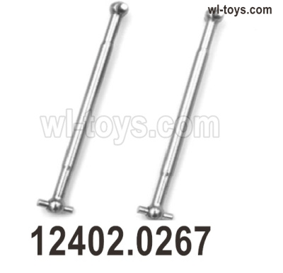 Wltoys 104019 Parts 12402.0267 Dog bone φ5.8x76mm.Total 2pcs.Wltoys 104019 1/10 Parts, Wltoys 104019 RC Car Accessories.